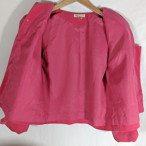 Vintage Velvet Rhoads of California Cropped‎ Jacket - Picture 7 of 8